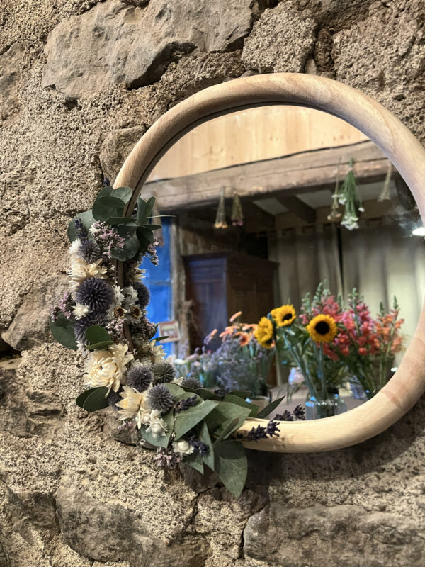 Miroir & motif floral "Wilma" – Image 2