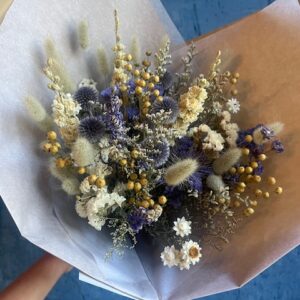 Bouquet de fleurs séchées "MARIN"