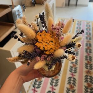 Fiole fleurie "Achilléa"