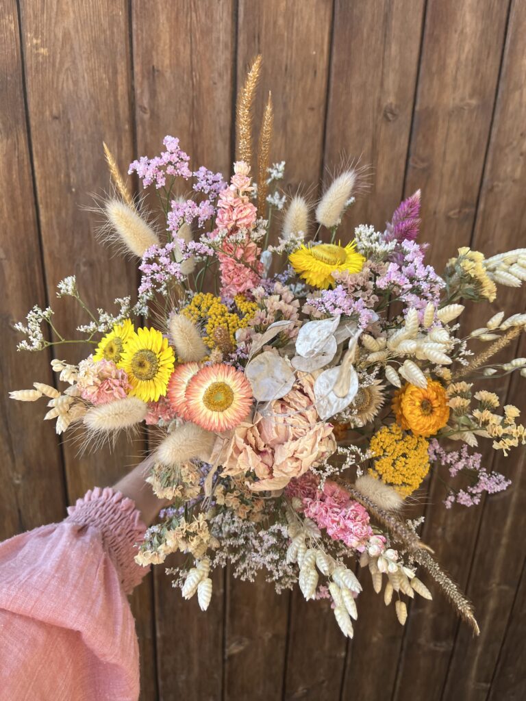 Bouquet de fleurs séchées "Louise"