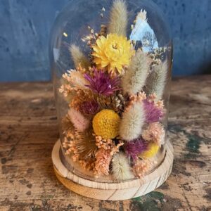 Cloche en fleurs séchées "Billie"