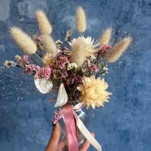 Fiole fleurie "Immortelle"